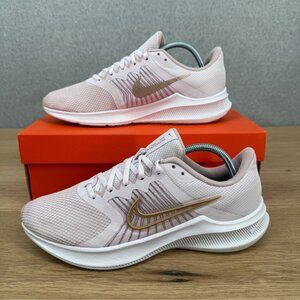 Nike Womens Downshifter 11 Running Shoe Size 11 Pink Rose Gold Active Athletic